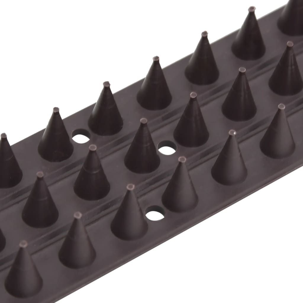 vidaXL Listwa z kolcami na ptaki, 49 x 4,5 x 1,7 cm, 20 sztuk