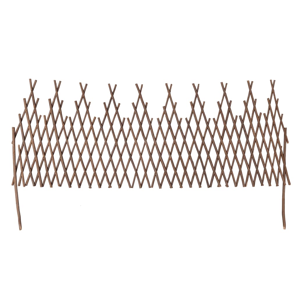 vidaXL Płot wierzbowy kratowy 5 szt. 170x37 cm