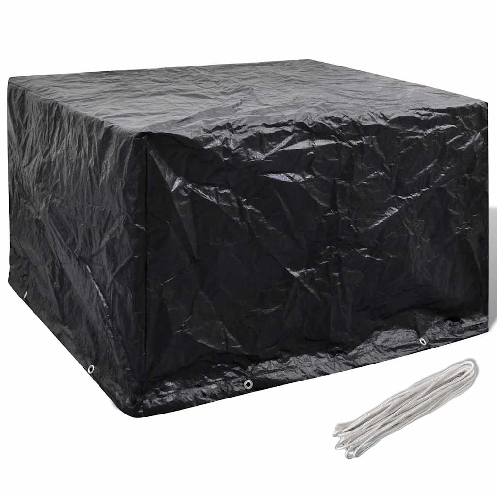 vidaXL Pokrowiec na meble ogrodowe, 8 oczek, 135 x 135 x 90 cm