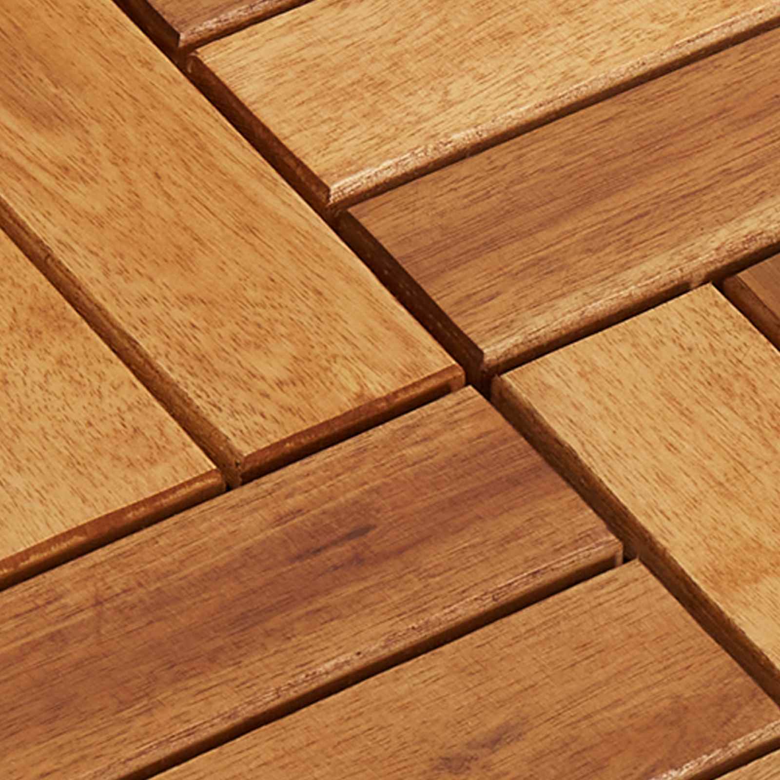 vidaXL Płytka Tarasowa 10 pcs Brązowy 30 x 30 cm Drewno Akacjowe