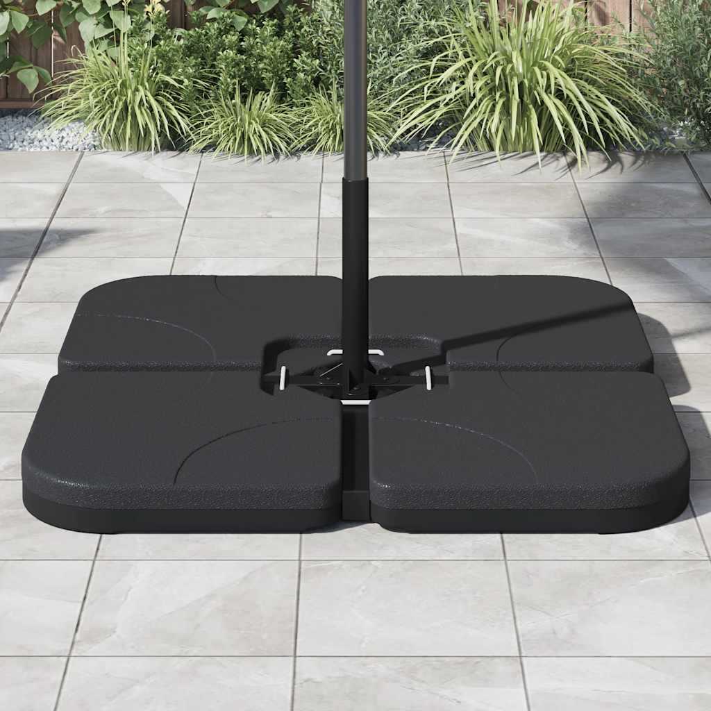 vidaXL Przenośna podstawa po parasol, obciążana piaskiem/wodą, 60 L