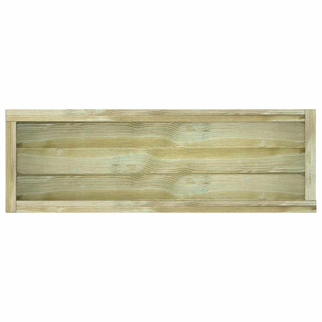 vidaXL Podwyższona donica, 120 x 40 x 30 cm, prostokątna, drewniana