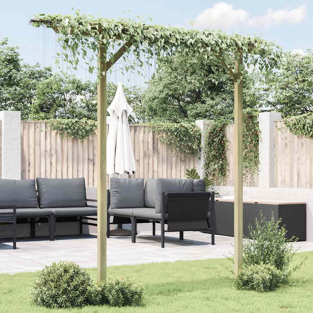 vidaXL Pergola ogrodowa, 205 x 40 x 203 cm, drewno