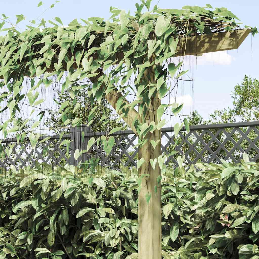 vidaXL Pergola ogrodowa, 205 x 40 x 203 cm, drewno