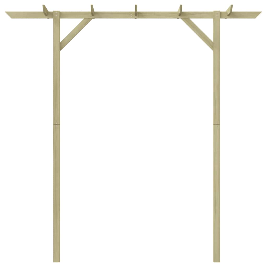 vidaXL Pergola ogrodowa, 205 x 40 x 203 cm, drewno