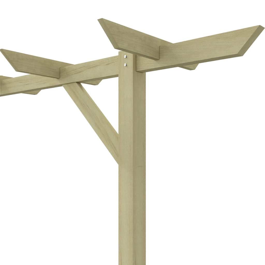 vidaXL Pergola ogrodowa, 205 x 40 x 203 cm, drewno