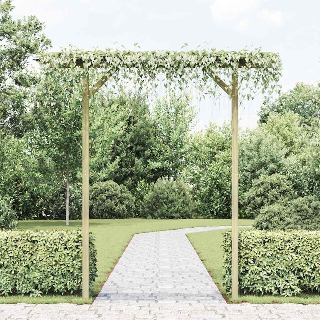 vidaXL Pergola ogrodowa, 205 x 40 x 203 cm, drewno