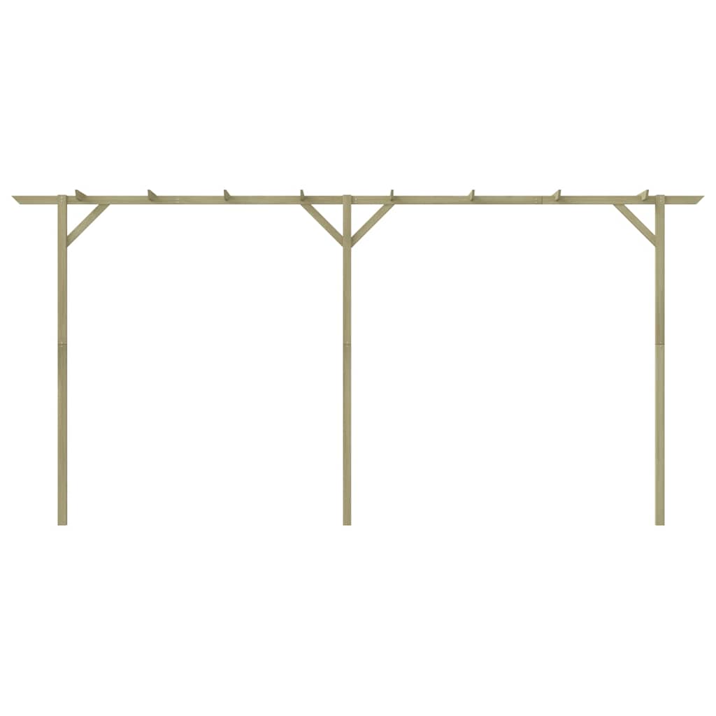 vidaXL Pergola ogrodowa, 410 x 40 x 203 cm, drewno