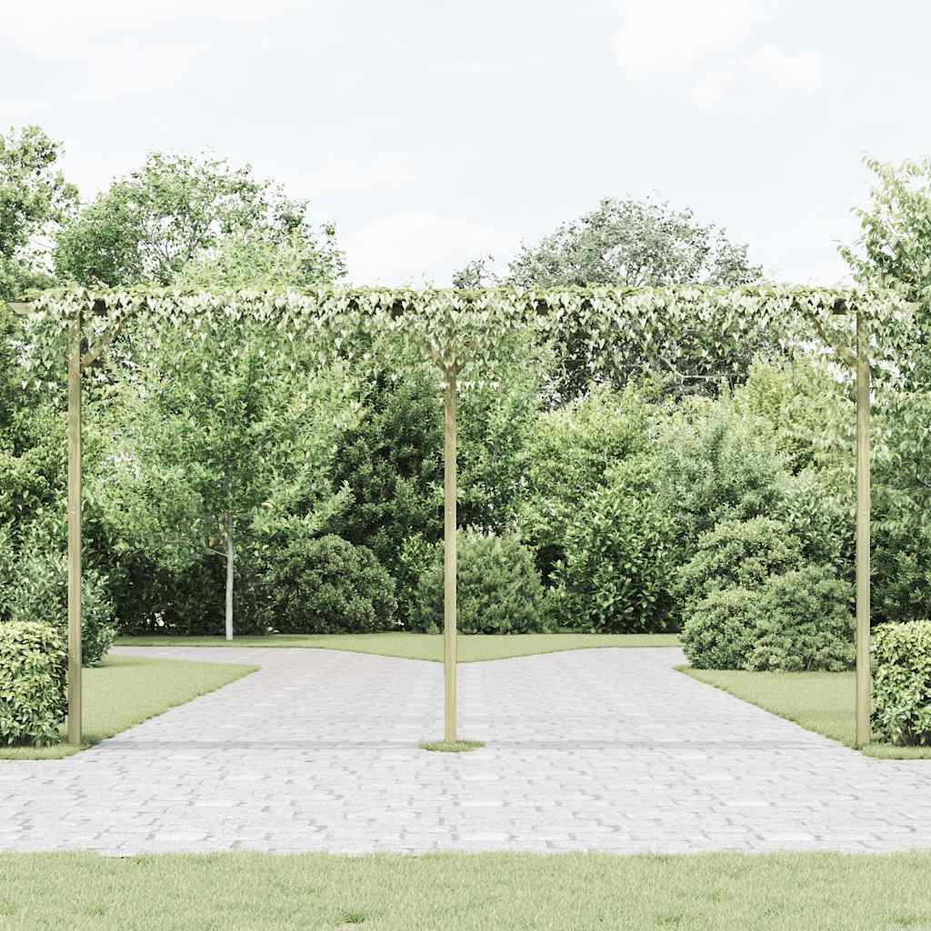 vidaXL Pergola ogrodowa, 410 x 40 x 203 cm, drewno