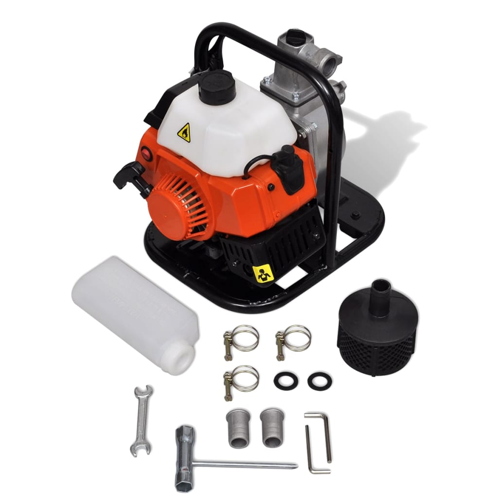 vidaXL Spalinowa pompa wody, 2 suwowa 1,2 kW 0,95 L
