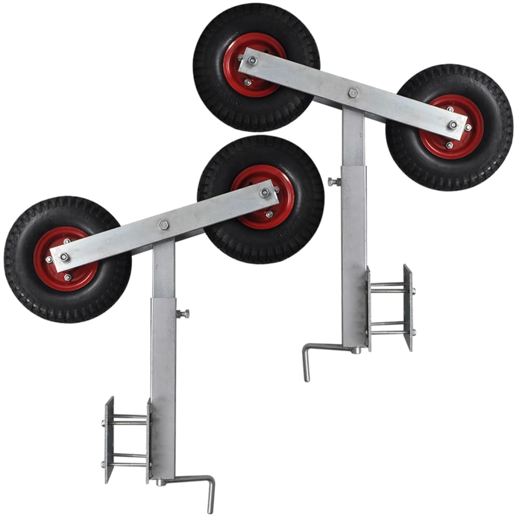 Wsporniki do przyczepy do łodzi z kołami 59 - 84 cm x2
