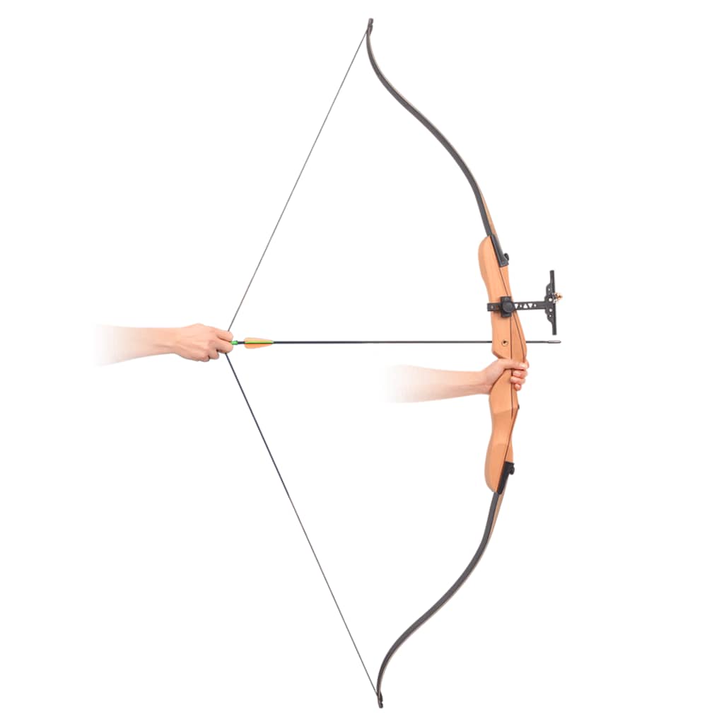 vidaXL Łuk refleksyjny dla dorosłych, 68", 32 lb