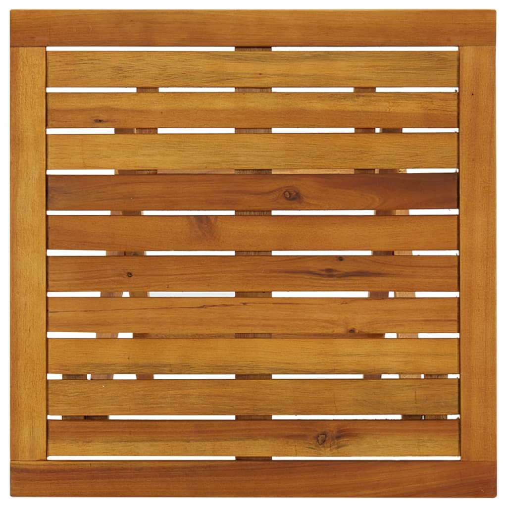 vidaXL Stolik bistro, 46x46x47 cm, lite drewno akacjowe