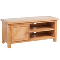vidaXL Szafka pod TV, 103 x 36 x 46 cm, lite drewno dębowe