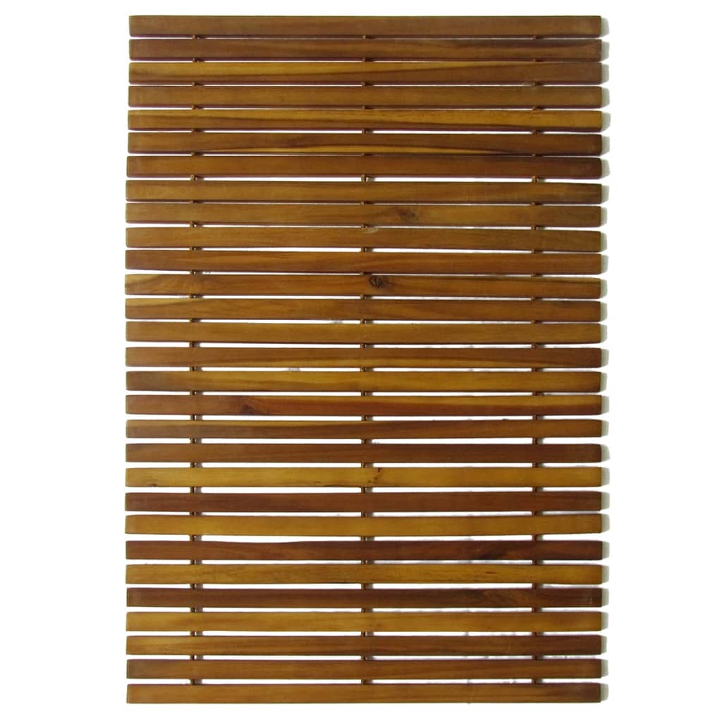 vidaXL Mata prysznicowa z drewna akacjowego, 2 sztuki, 80 x 50 cm
