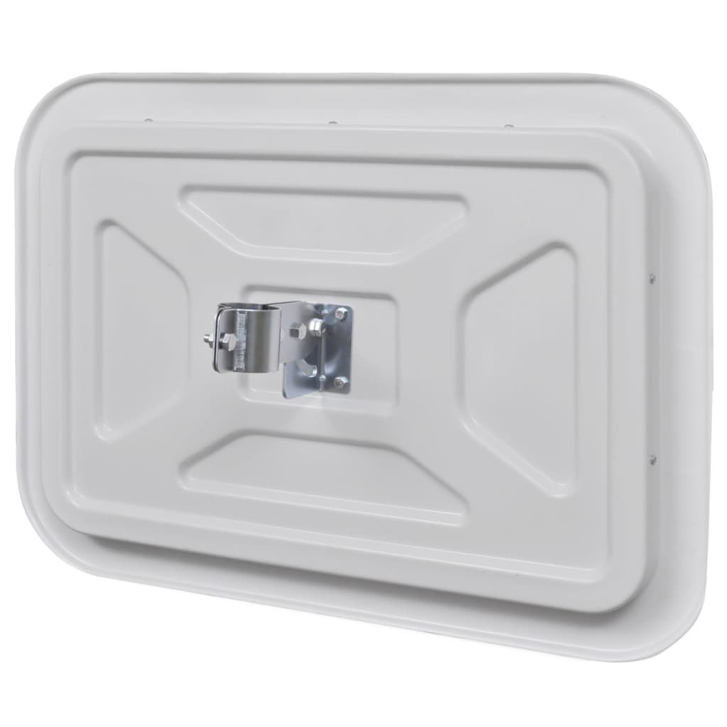Convex lustro drogowe prostokątne 40 x 60 cm z odblaskową ramą