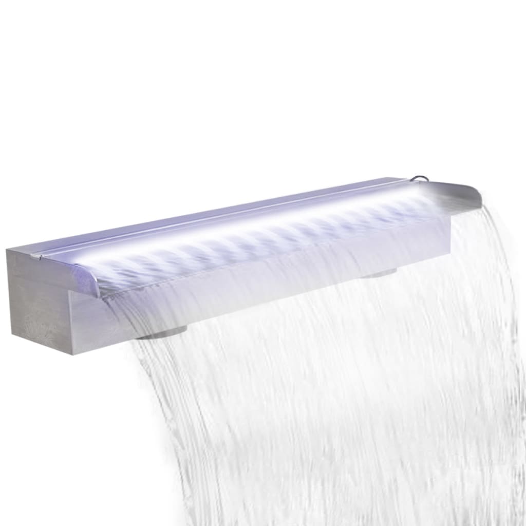 vidaXL Fontanna do oczka wodnego, z oświetleniem LED, 60 cm