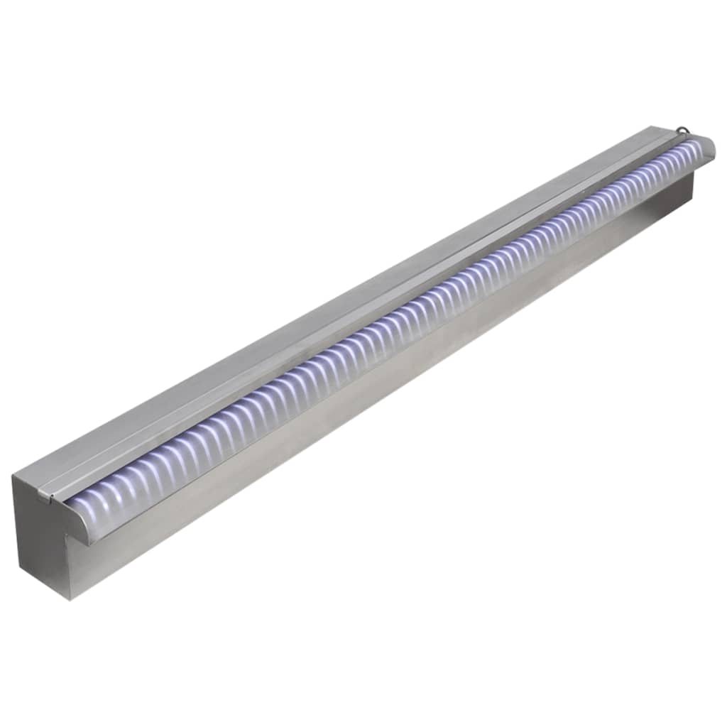 vidaXL Fontanna do oczka lub basenu, z oświetleniem LED, 90 cm