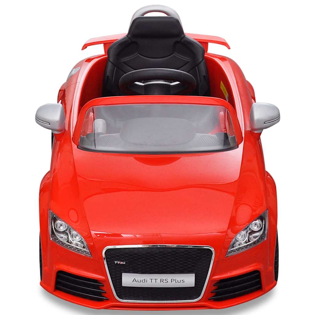 vidaXL Zabawkowy samochód Audi TT RS z pilotem, czerwony