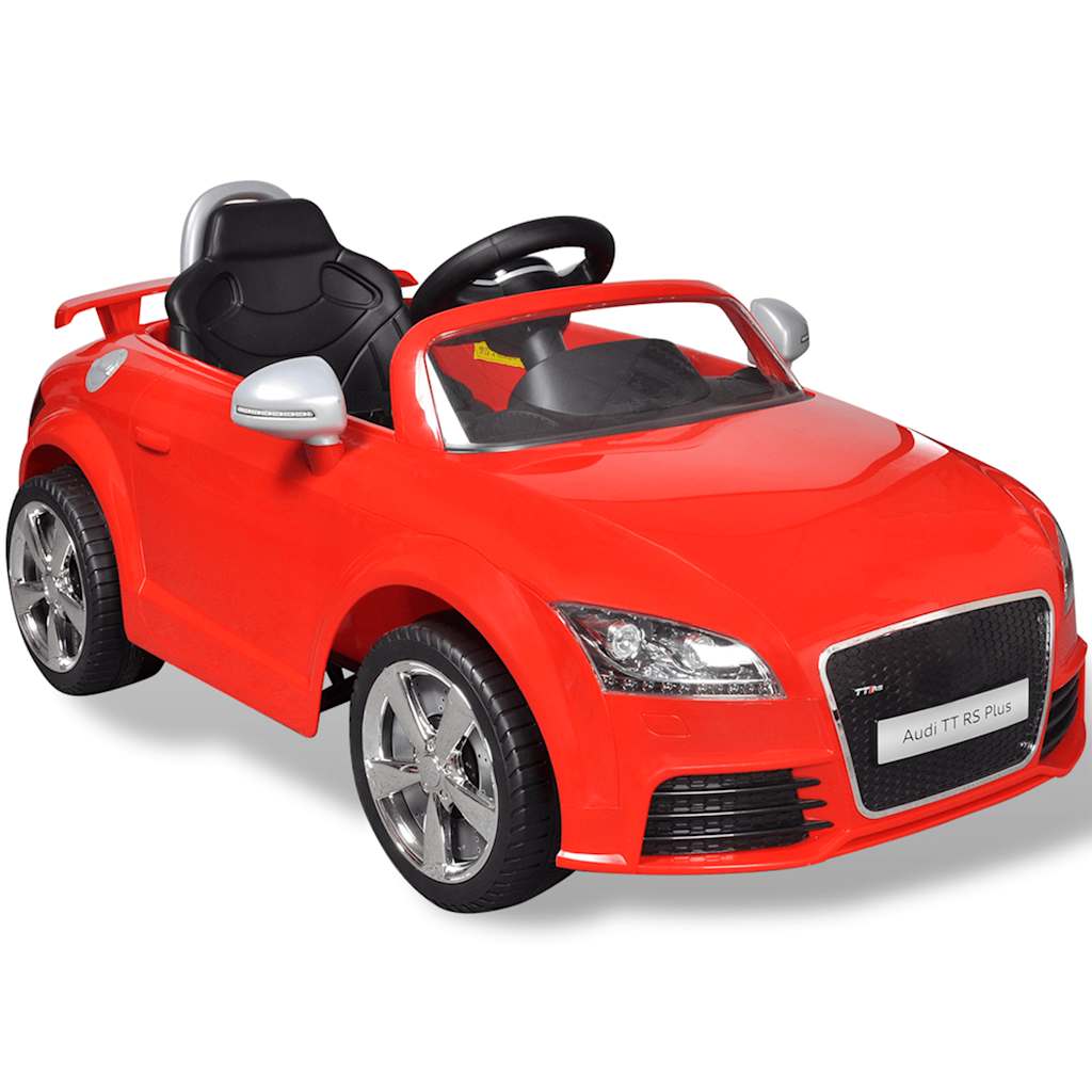 vidaXL Zabawkowy samochód Audi TT RS z pilotem, czerwony