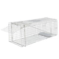 vidaXL Ocynkowana pułapka żywołowna 80 cm
