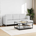 vidaXL Sofa 3-osobowa, skóra syntetyczna, biała
