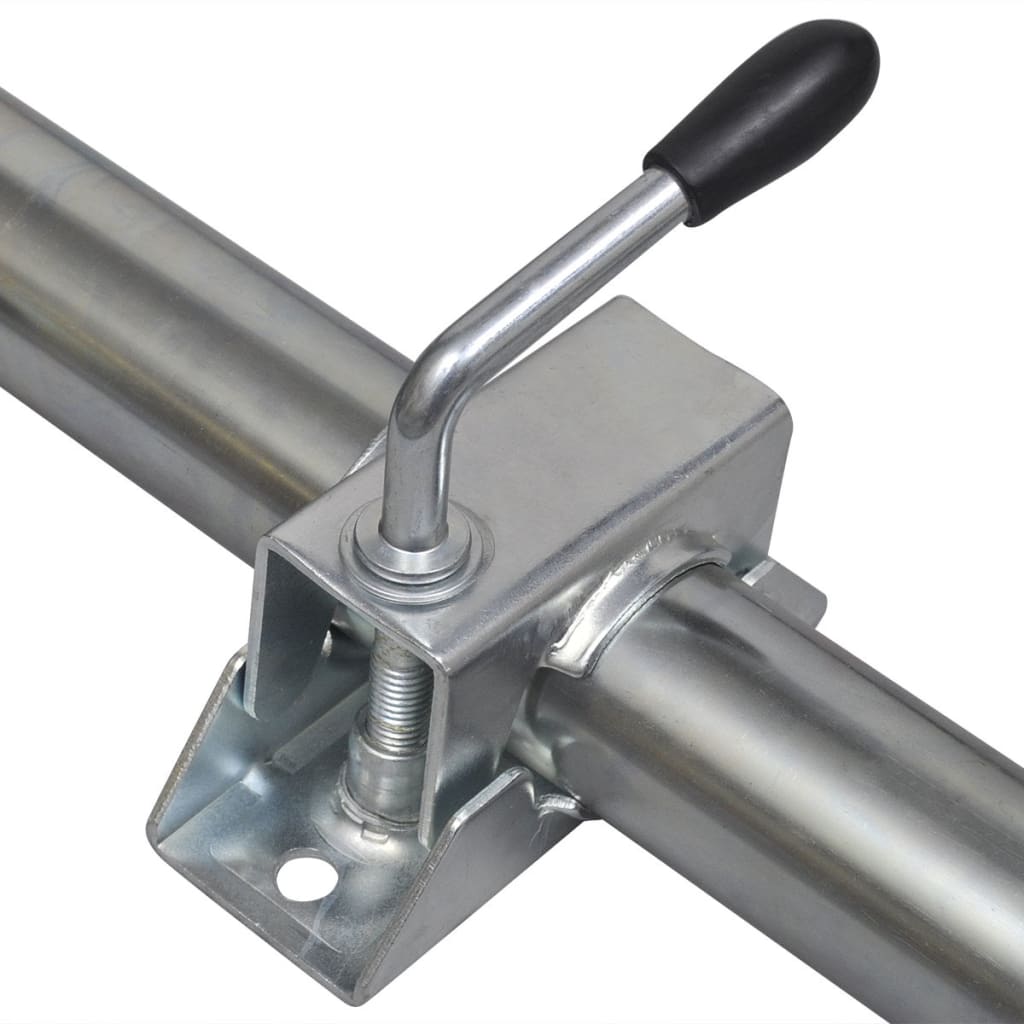 vidaXL 2 wsporniki i 2 zaciski do koła podporowego 48 mm