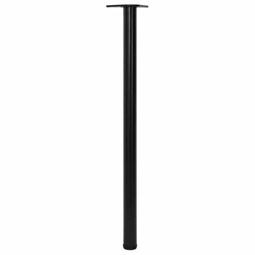 4 Nogi do stołu z regulacją wysokości Czarne 1100 mm