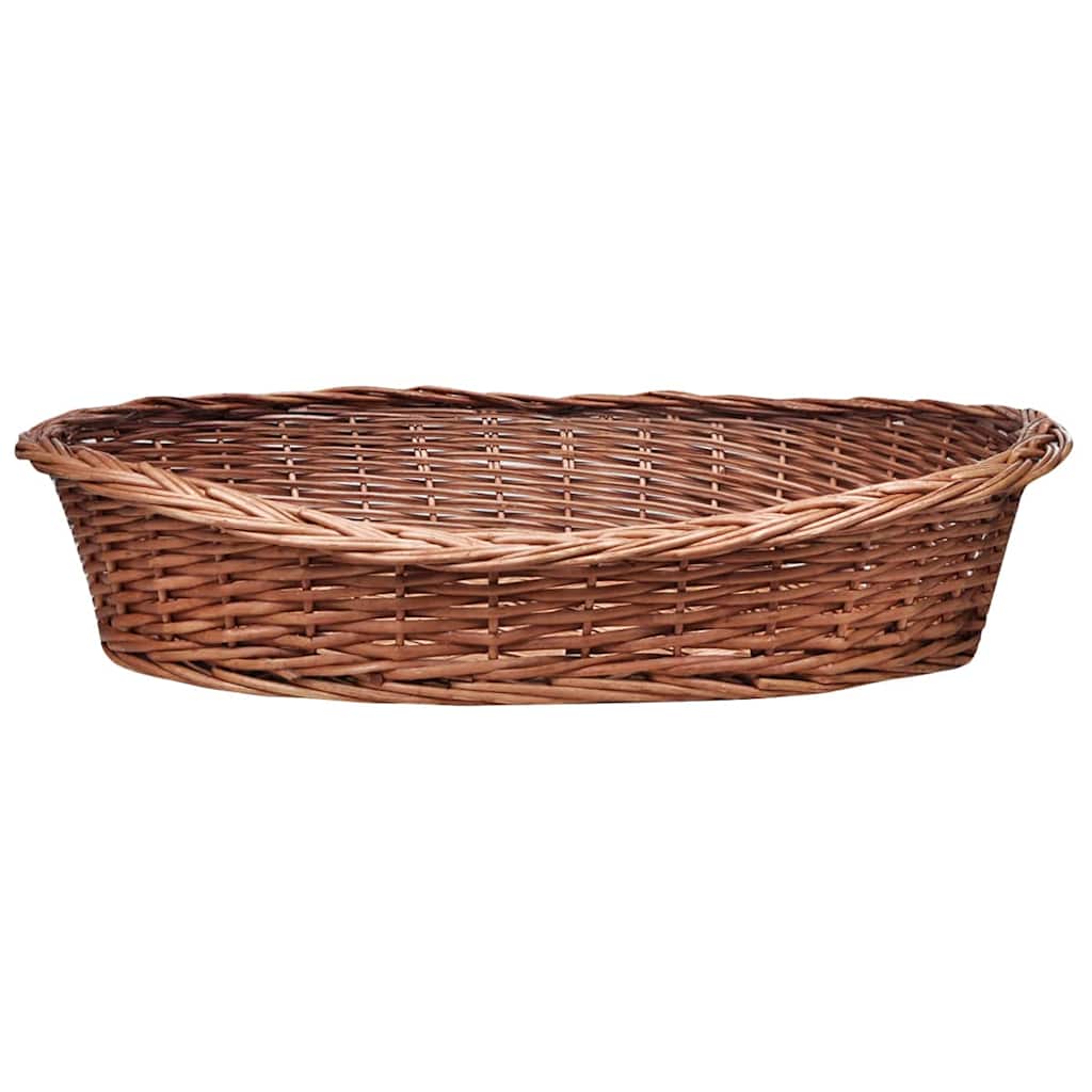 vidaXL Wiklinowy kosz/legowisko dla psa, naturalne, 90 cm