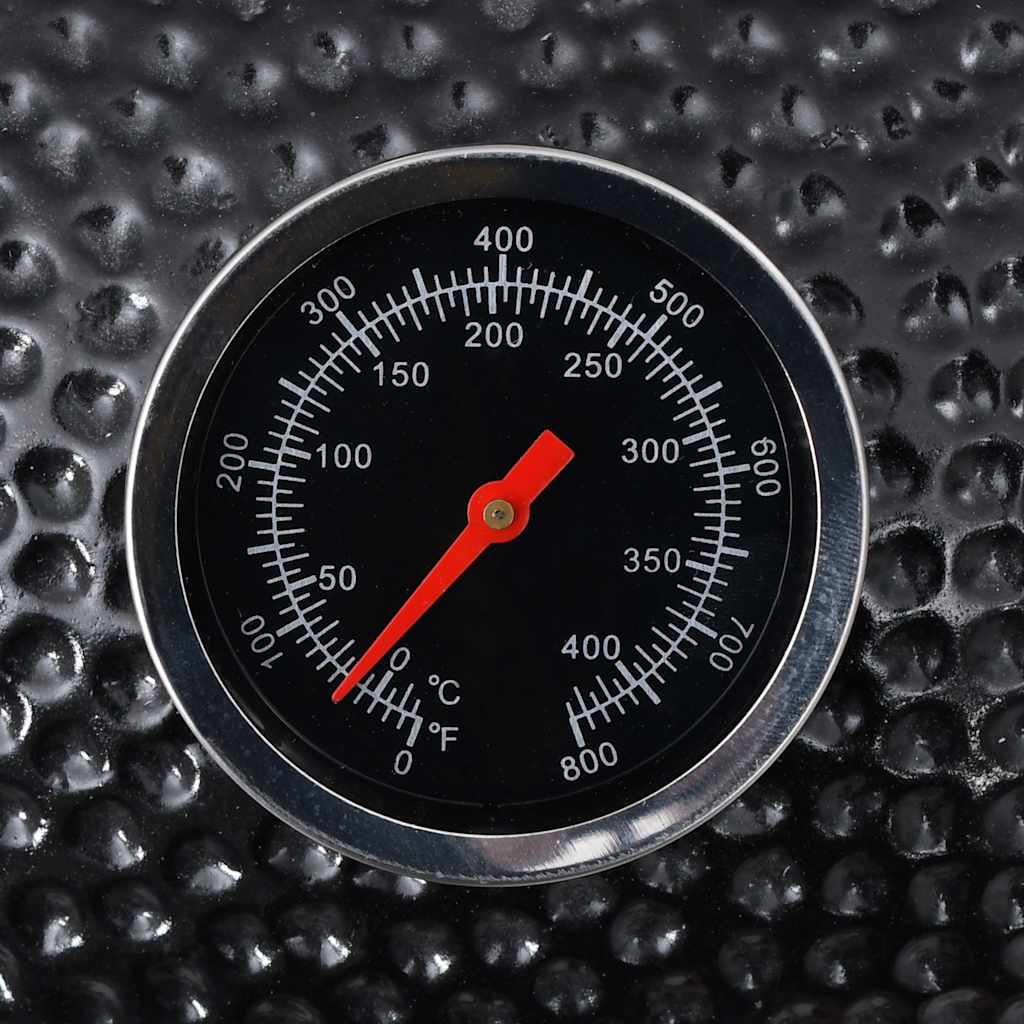 vidaXL Ceramiczny grill Kamado z wędzarnią, 33 cm