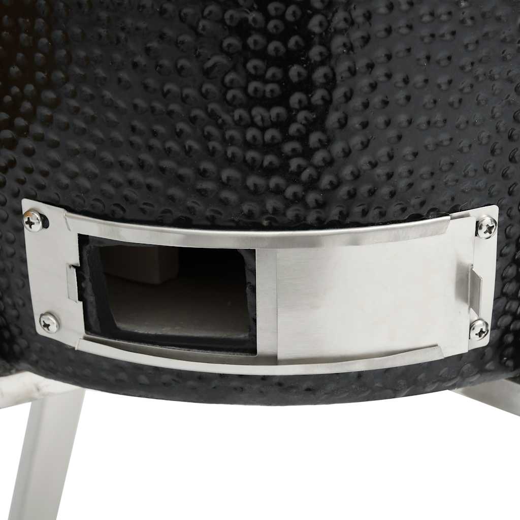 vidaXL Ceramiczny grill Kamado z wędzarnią, 33 cm