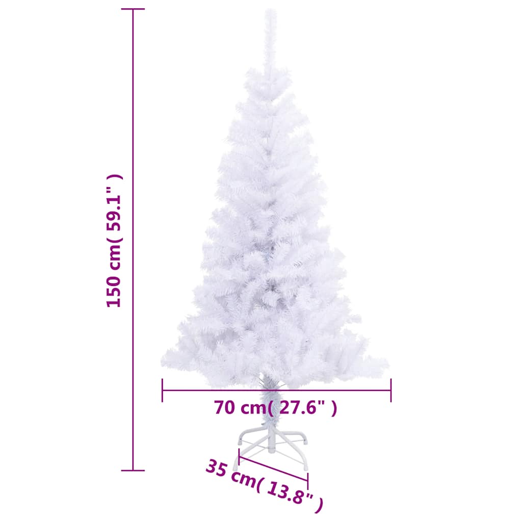 vidaXL Sztuczna choinka ze stojakiem, 150 cm, 380 gałązek