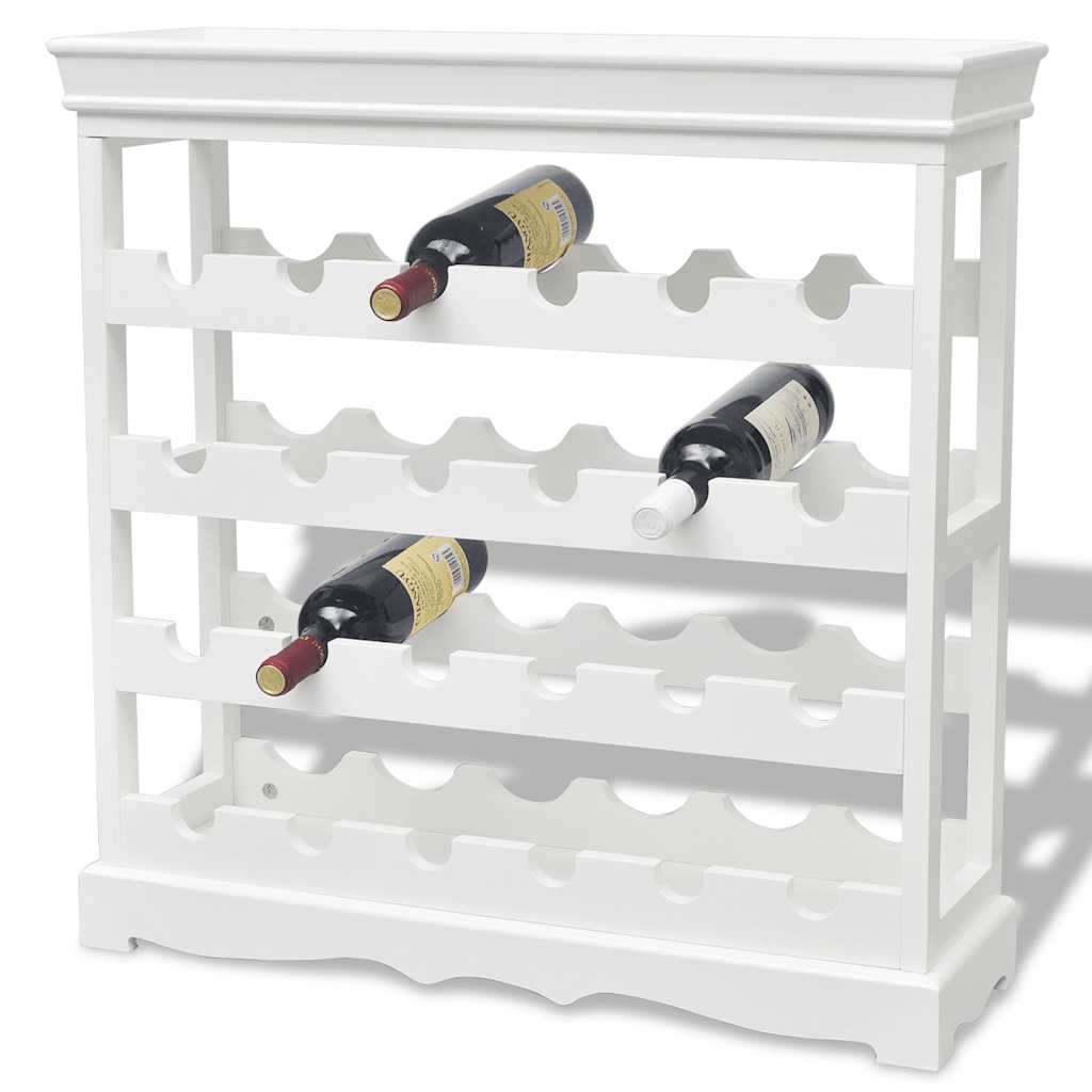 vidaXL Regał na wino Abreu, biały