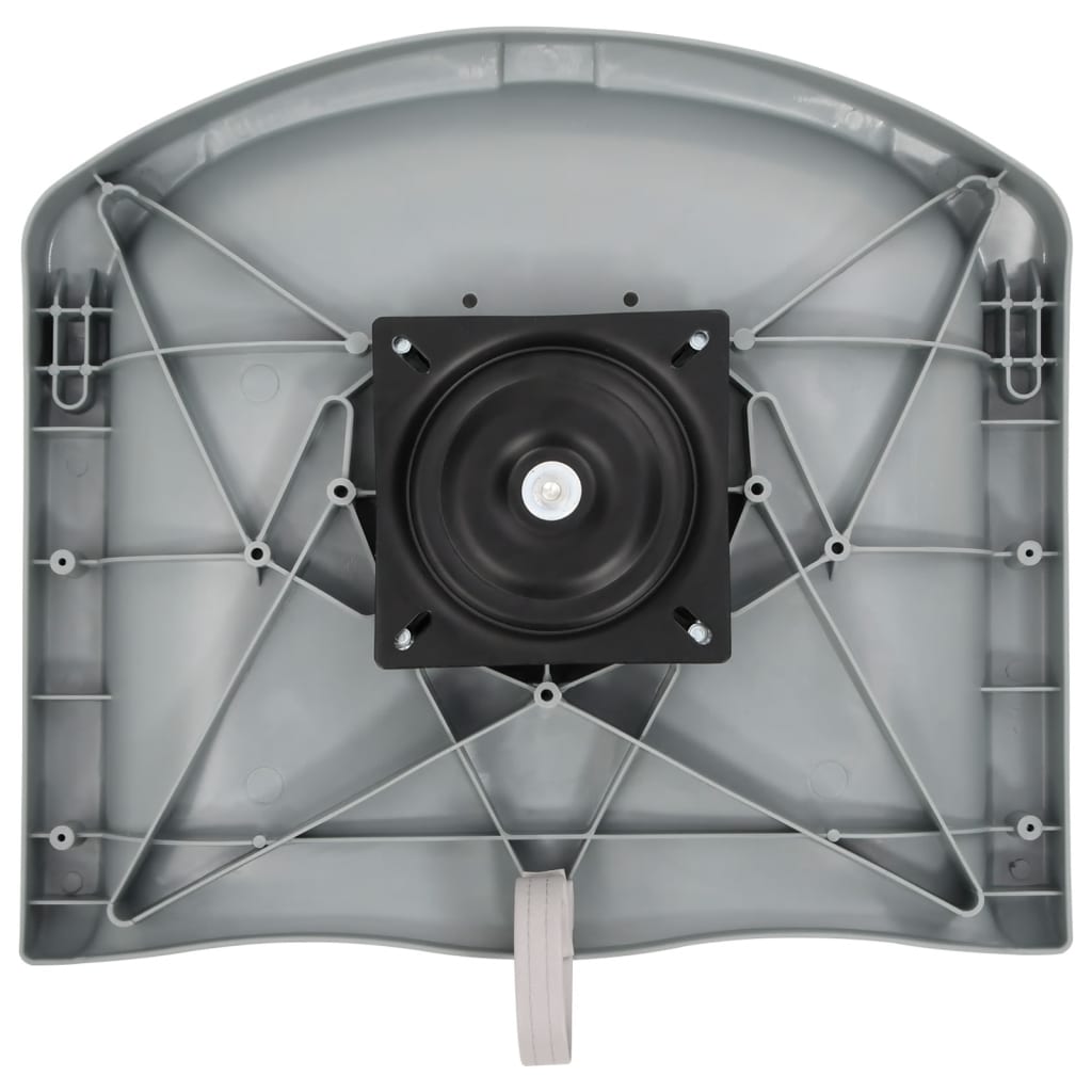 vidaXL Składane siedziska do łodzi, 4-cz., szare