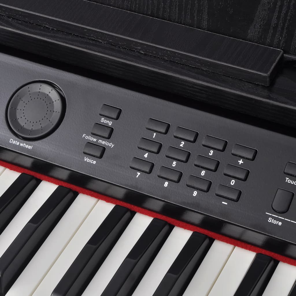 vidaXL Pianino cyfrowe z 88 klawiszami i pedałami, płyta melaminowa