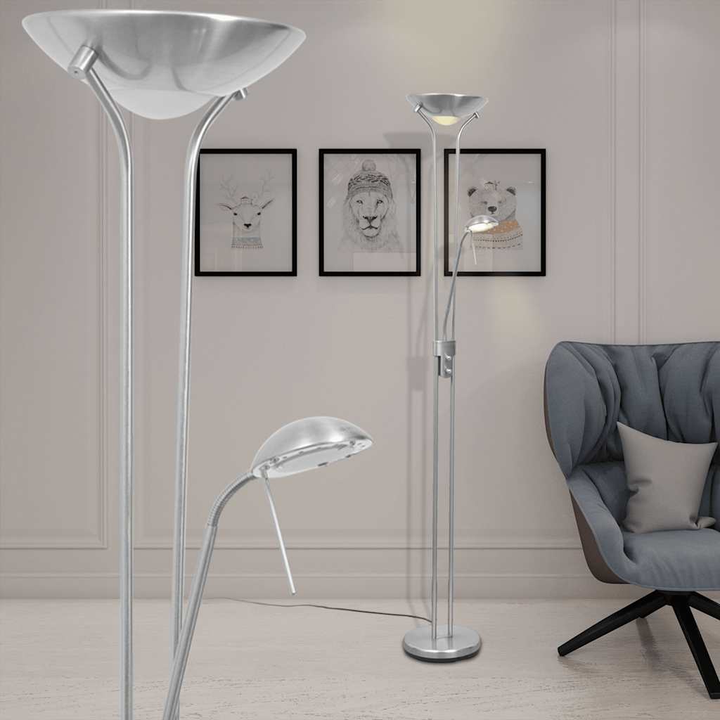 vidaXL Lampa podłogowa LED, przyciemniana, 23 W