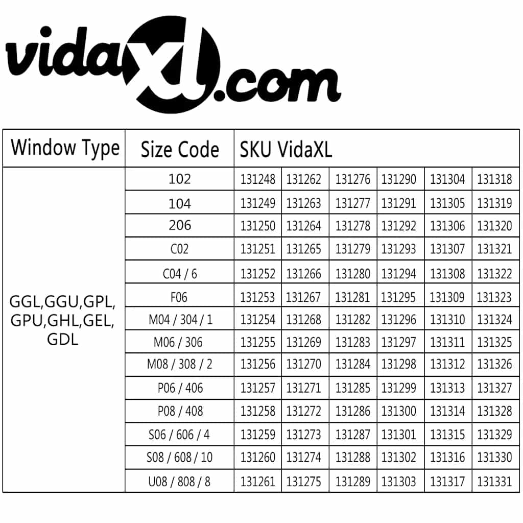 vidaXL Roleta plisowana, biała, M06/306
