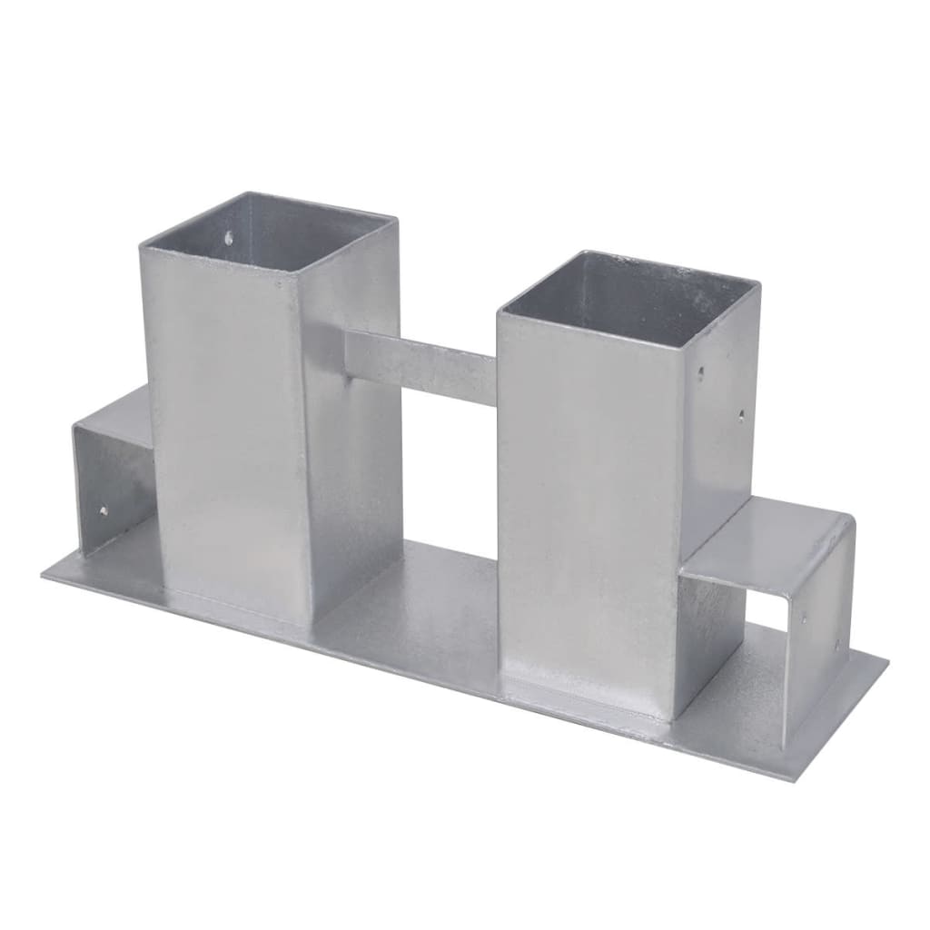 vidaXL | Pomoc w układaniu drewna kominkowego | 4 pcs 34 x 10 x 15 cm Stal