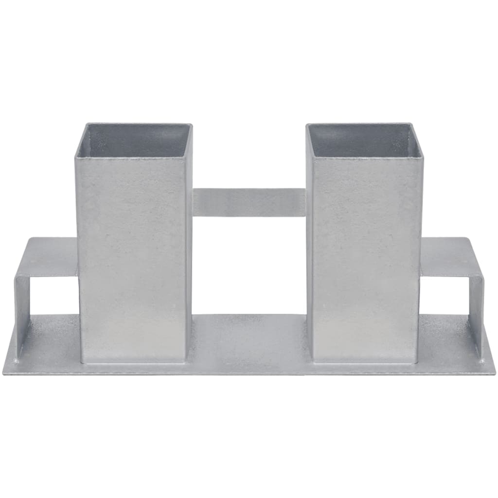 vidaXL | Pomoc w układaniu drewna kominkowego | 4 pcs 34 x 10 x 15 cm Stal