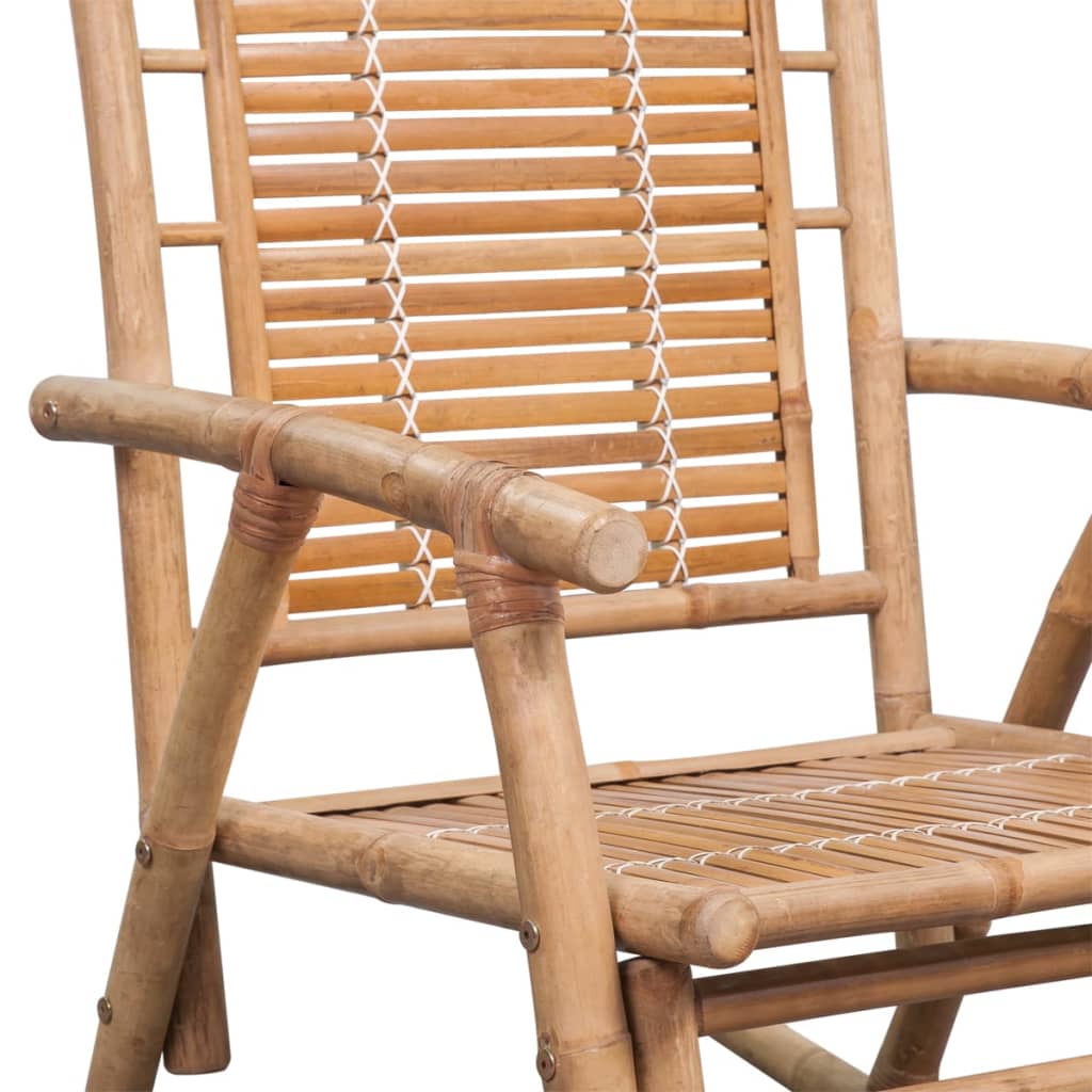 vidaXL Fotel bujany, bambus