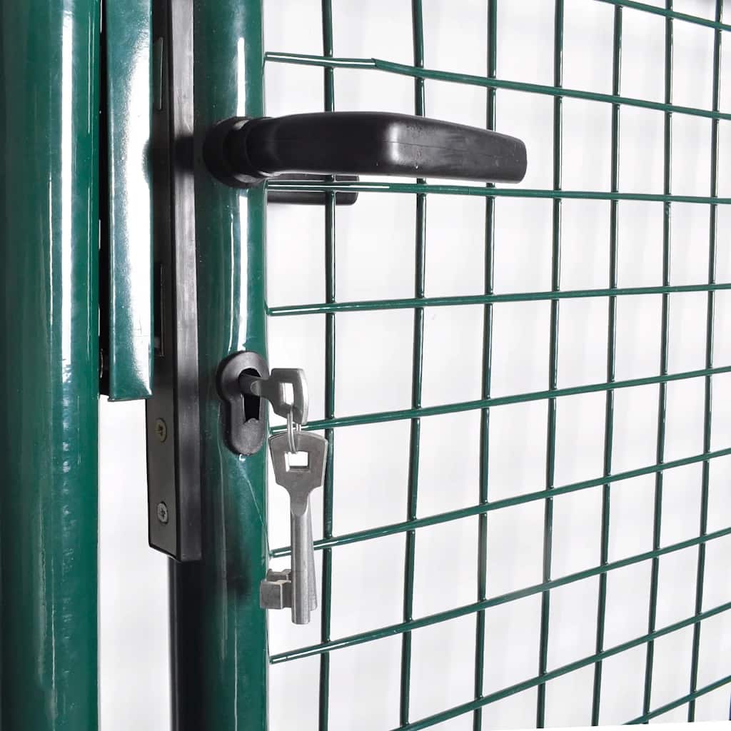 vidaXL Brama ogrodzeniowa Single Door 100x100 cm, stal malowana proszkowo