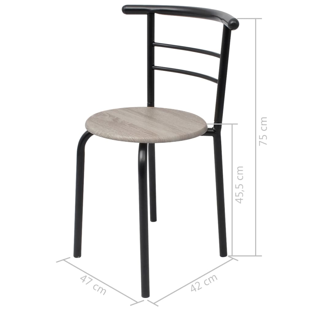 vidaXL Stolik śniadaniowy MDF
