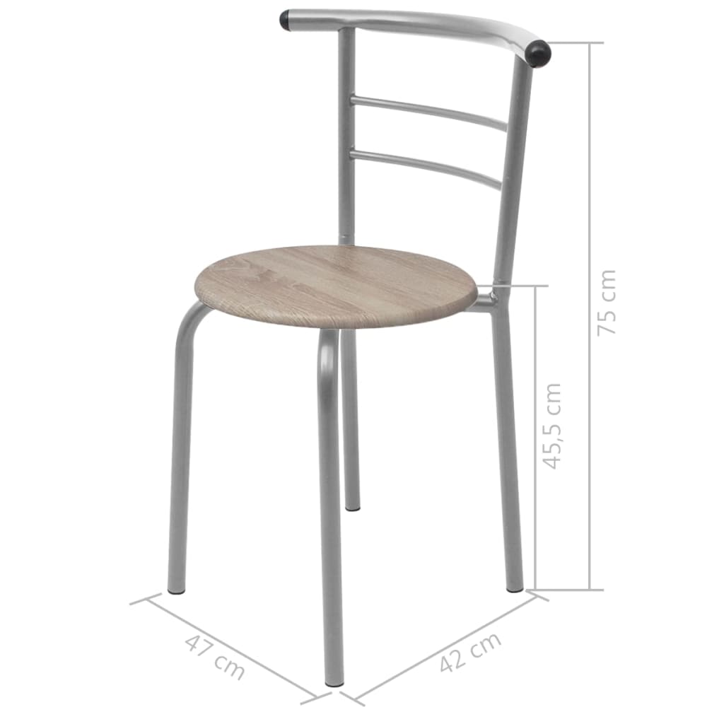 vidaXL Stolik śniadaniowy MDF