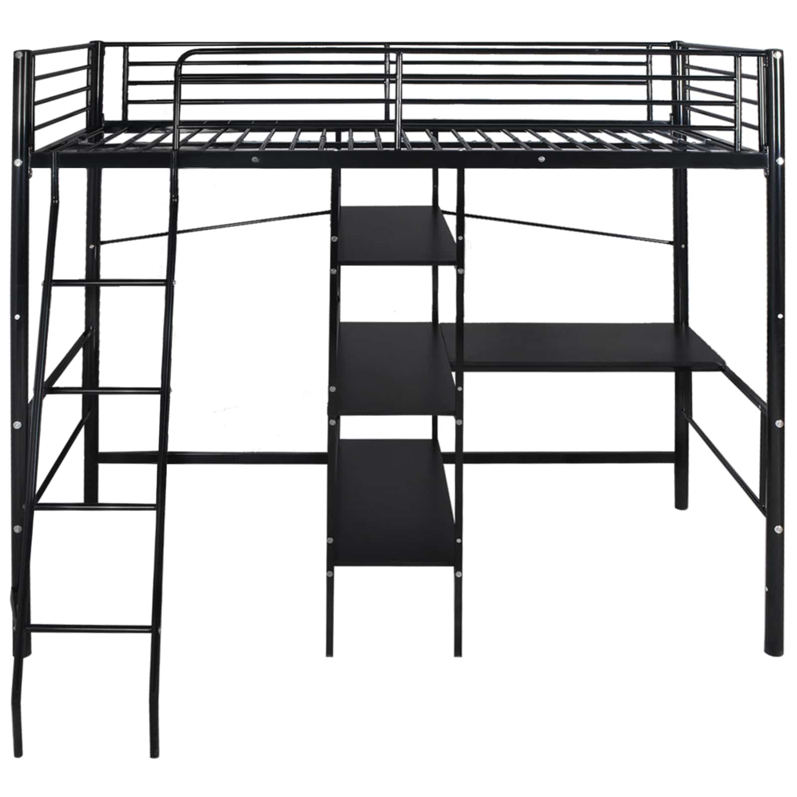 vidaXL Łóżko z materacem Czarny 200 x 90 cm Metal