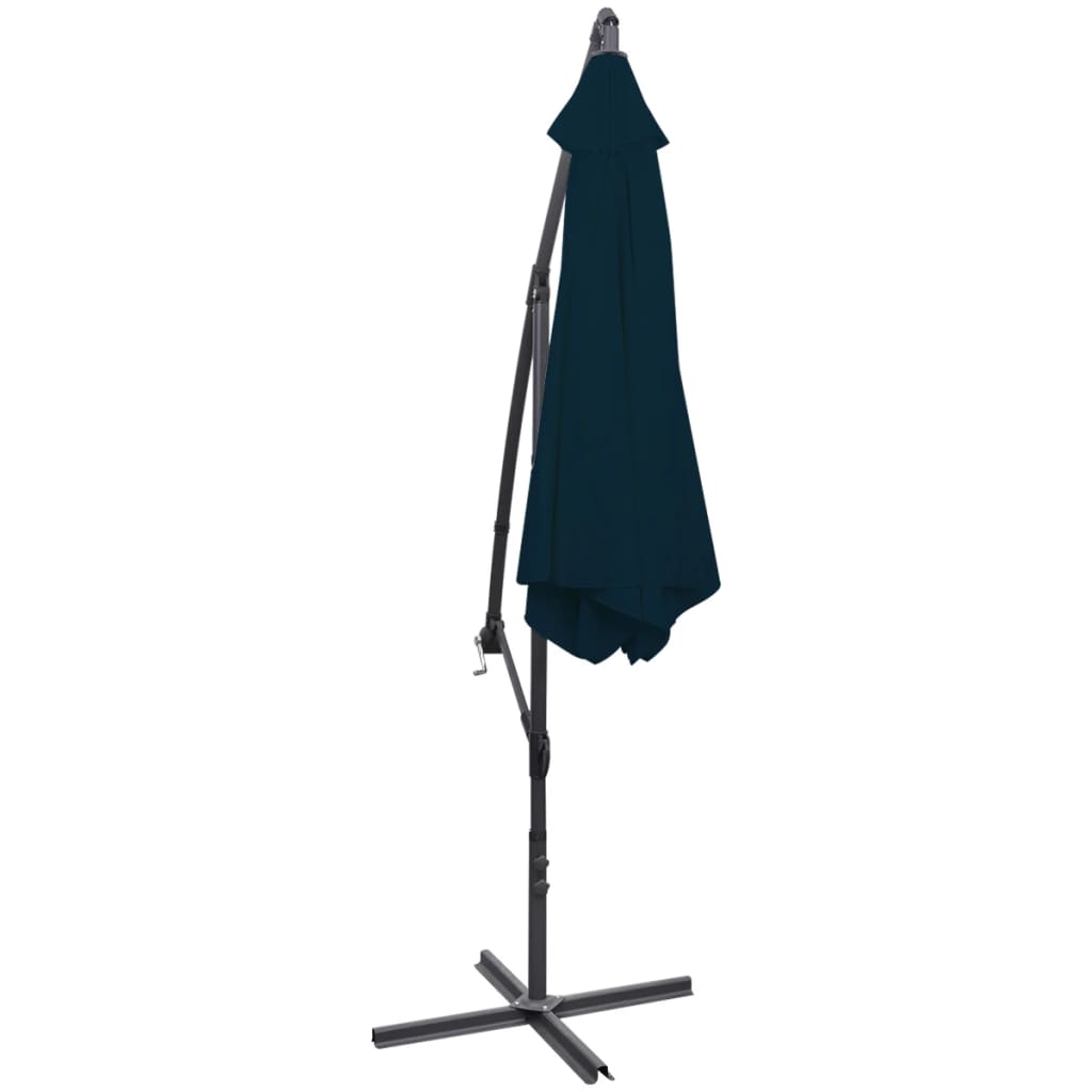 vidaXL Parasol na wysięgniku 3 m, niebieski