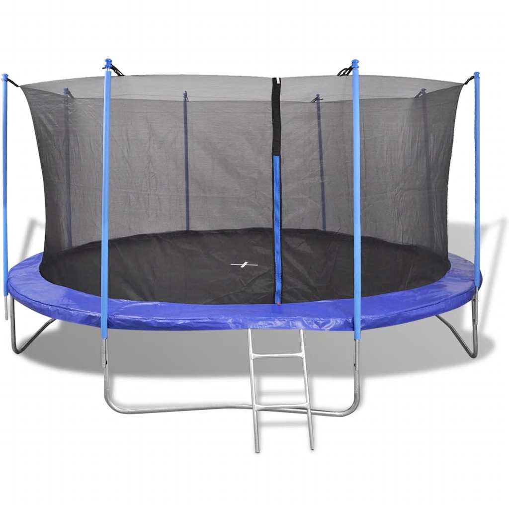 vidaXL Trampolina z akcesoriami, zestaw 5 części, 3,66 m