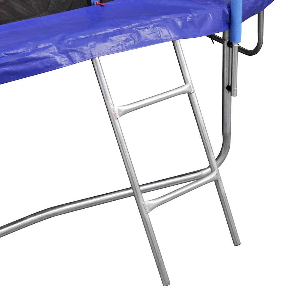 vidaXL Trampolina z akcesoriami, zestaw 5 części, 3,96 m
