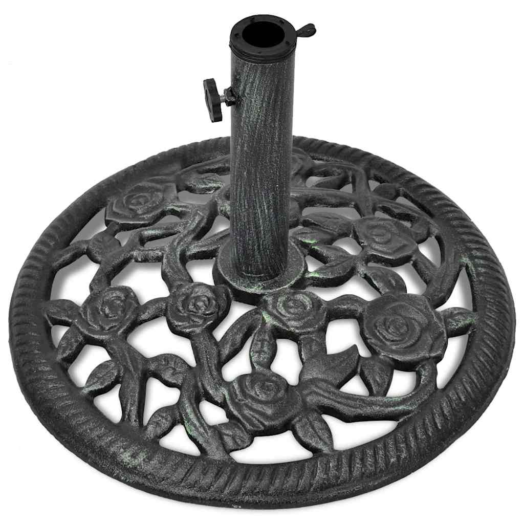 vidaXL Podstawa pod parasol żeliwna, 12 kg, 48 cm