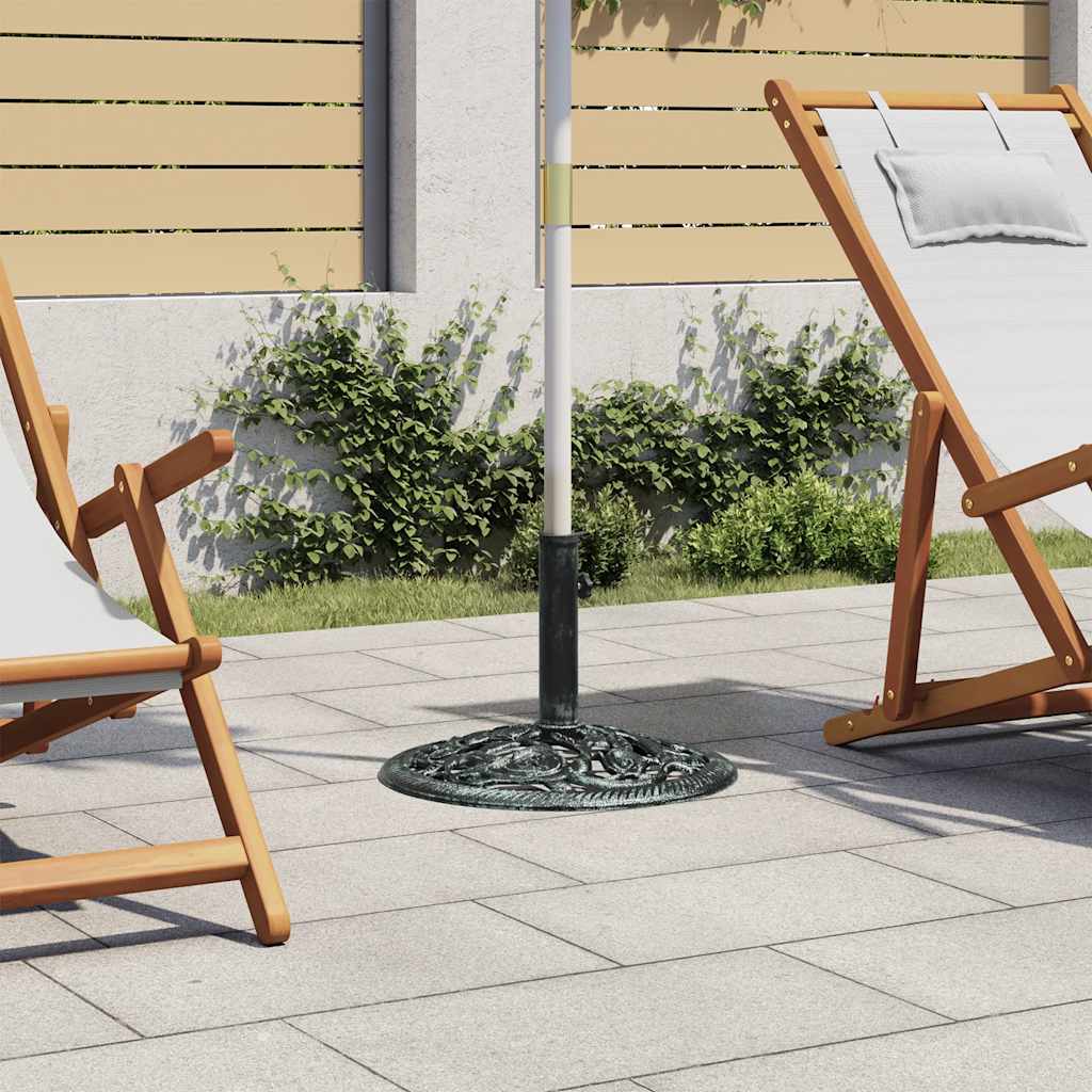 vidaXL Podstawa pod parasol żeliwna, 12 kg, 48 cm