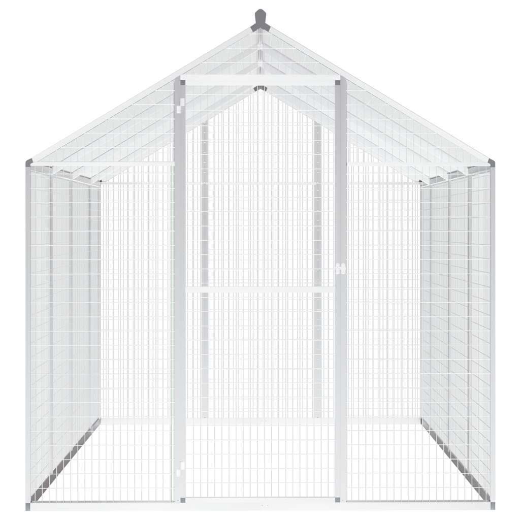vidaXL Ptaszarnia z aluminium, 178 x 242 x 192 cm